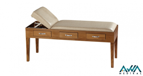 ET 130 - Dekoratif Masif Ahşap Muayene Masası